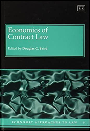 economics of contract law 1st edition douglas g. baird 1845426525, 978-1845426521