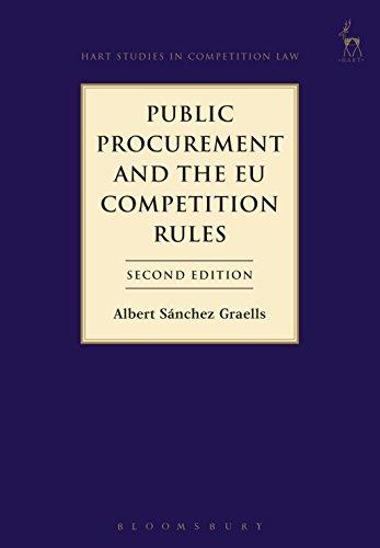 public procurement and the eu competition rules 2nd edition albert sánchez graells 1849466122, 978-1849466127