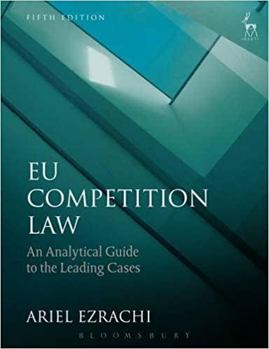 eu competition law an analytical guide to the leading cases 5th edition ariel ezrachi 1509909834,