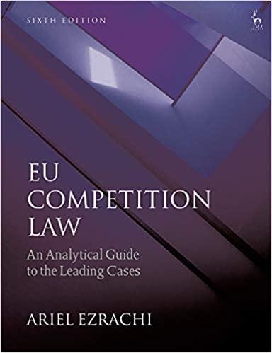 eu competition law an analytical guide to the leading cases 6th edition ariel ezrachi 1509920374,