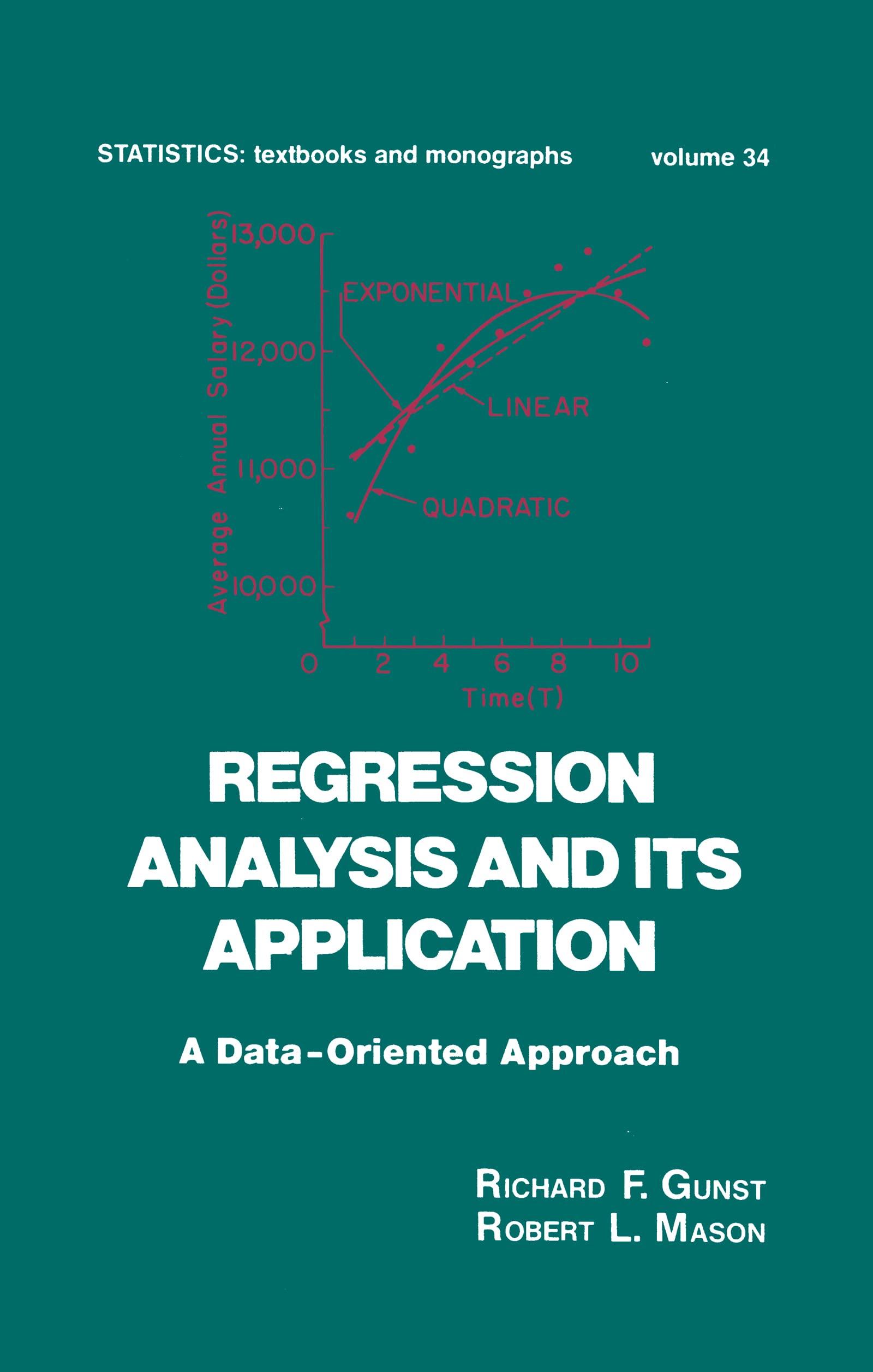 regression analysis and its application a data oriented approach 1st edition richard f. gunst, robert l.