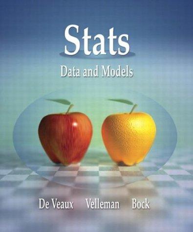 stats data and models 1st edition richard d. de veaux, paul f. velleman, david e. bock 0321200543,