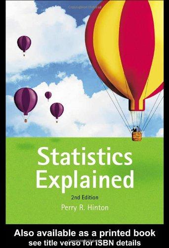 statistics explained 2nd edition perry r. hinton 0415332850, 9780415332859