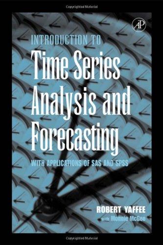 an introduction to time series analysis and forecasting 1st edition robert a. yaffee, monnie mcgee