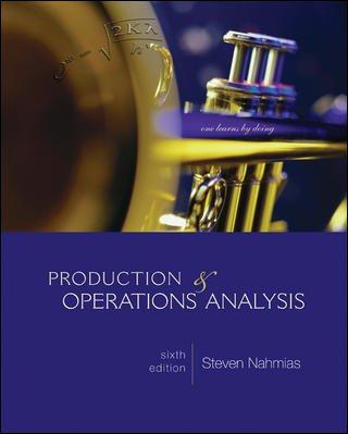 production and operations analysis 6th edition steven nahmias 0073377856, 9780073377858