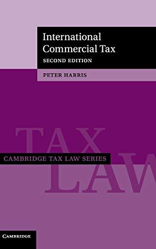 international commercial tax 2nd edition peter harris 110847781x, 978-1108477819