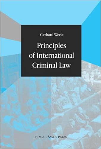 principles of international criminal law 1st edition gerhard werle 9789067042024