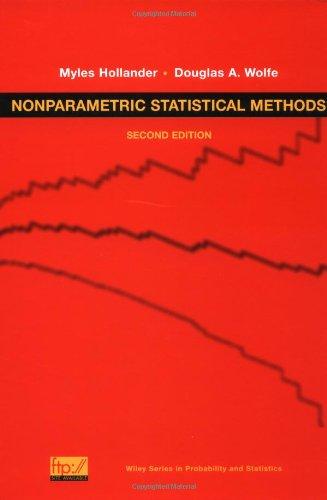 nonparametric statistical methods 2nd edition myles hollander, douglas a. wolfe 0471190454, 9780471190455