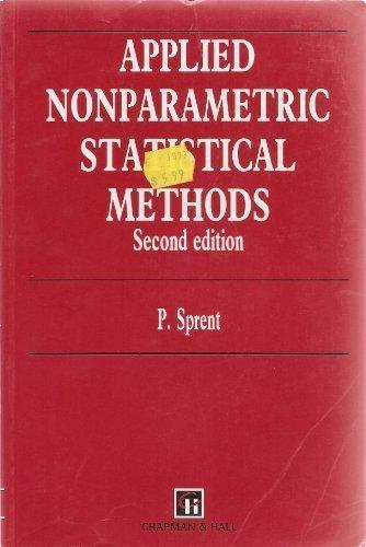 applied non parametric statistical methods 2nd edition peter sprent 0412449803, 9780412449802