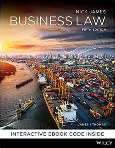 business law 5th edition nickolas james, timothy thomas 0730369277, 978-0730369271