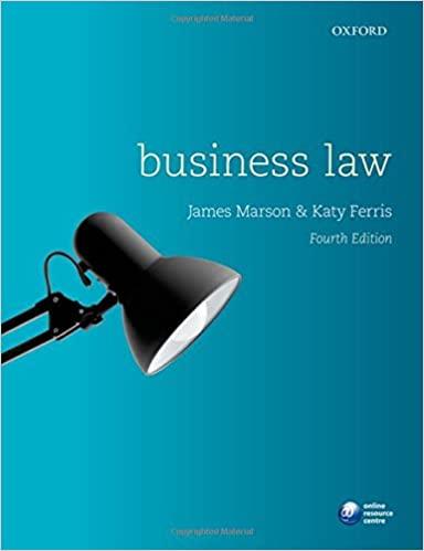 business law 4th edition james marson, katy ferris 0198727348, 978-0198727347
