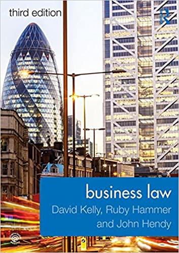 business law 3rd edition david kelly, ruby hammer, john hendy 1138848018, 978-1138848016