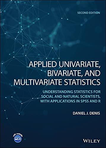 applied univariate bivariate and multivariate statistics 2nd edition daniel j. denis 1119583047, 9781119583042