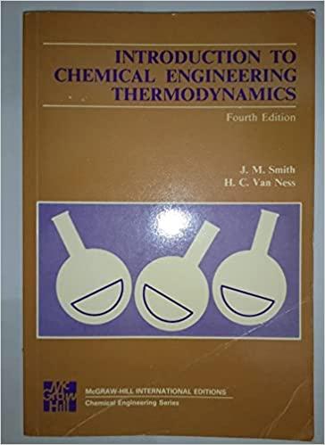 introduction to chemical engineering thermodynamics 4th international edition hendrick c. ness, h.c.van, van