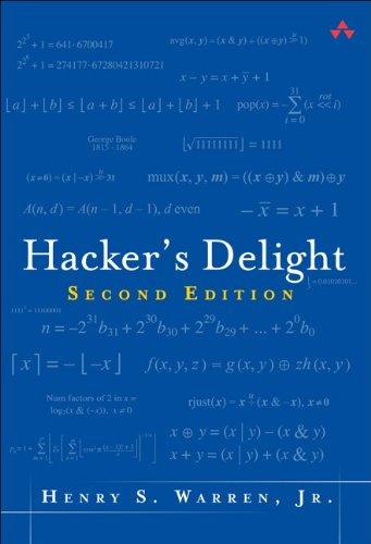 hackers delight 2nd edition henry warren 0321842685, 9780321842688