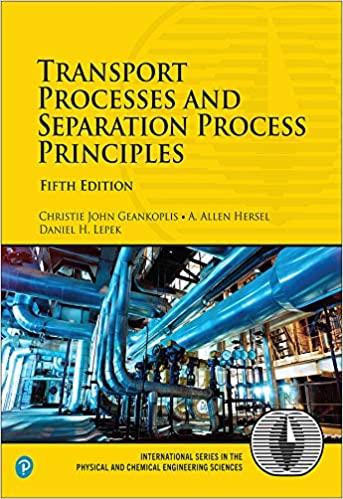 transport processes and separation process principles 5th edition christie geankoplis, allen hersel, daniel