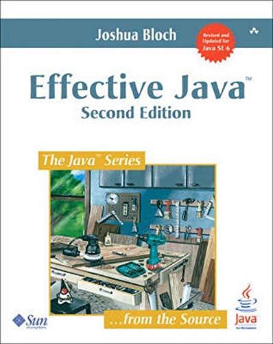 effective java 2nd edition joshua bloch 0321356683, 9780321356680