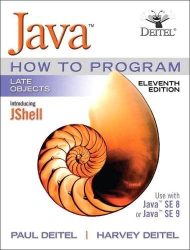 java how to program late objects 11th edition paul deitel, harvey deitel 0134791401, 9780134791401