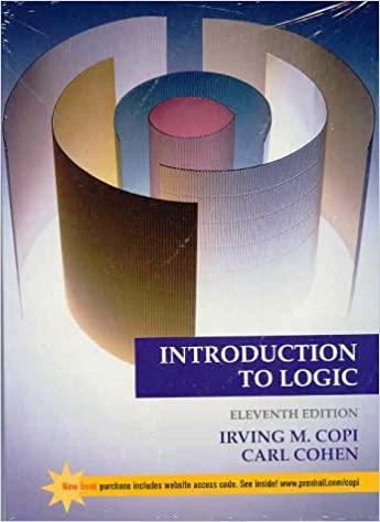 introduction to logic 11th edition irving m. copi, carl cohen 0130749214, 978-0130749215
