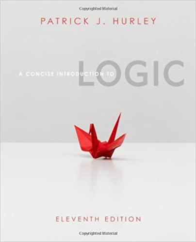 a concise introduction to logic 11th edition patrick j. hurley 0840034172, 978-0840034175