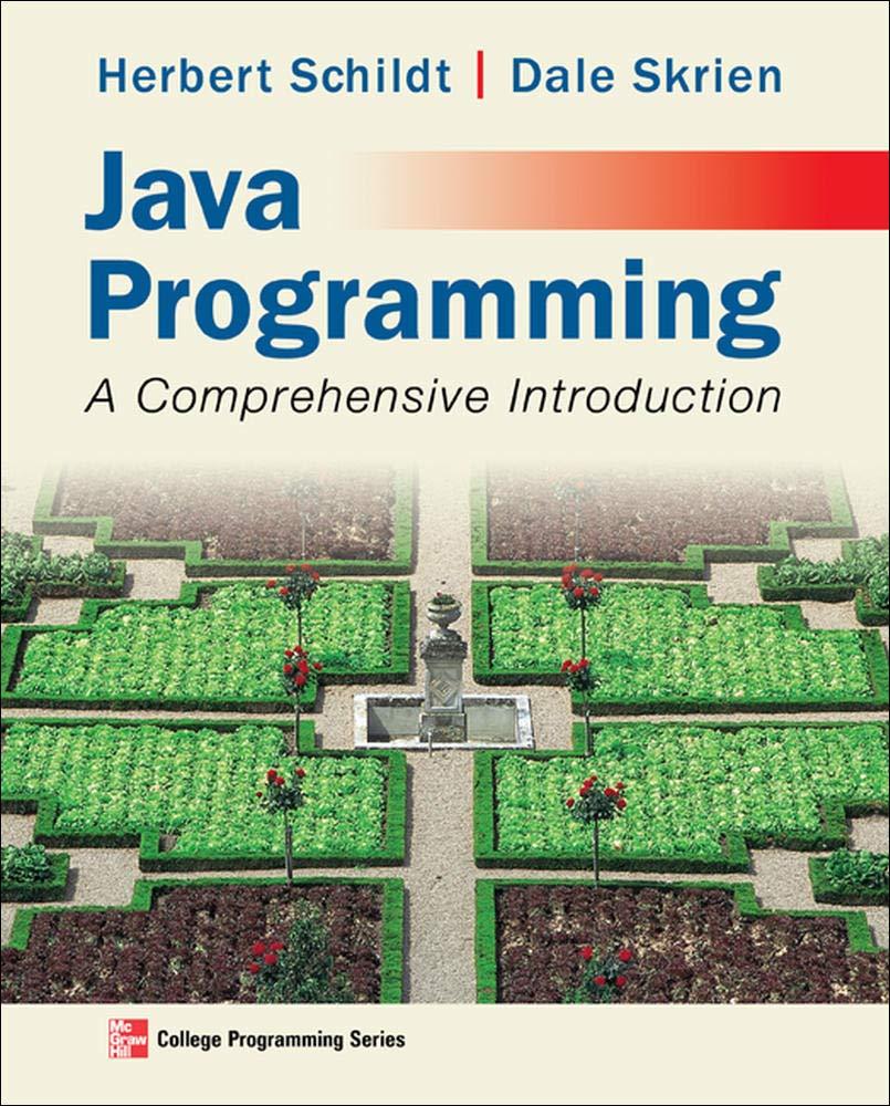 java programming a comprehensive introduction 1st edition herbert schildt, dale skrien 007802207x,