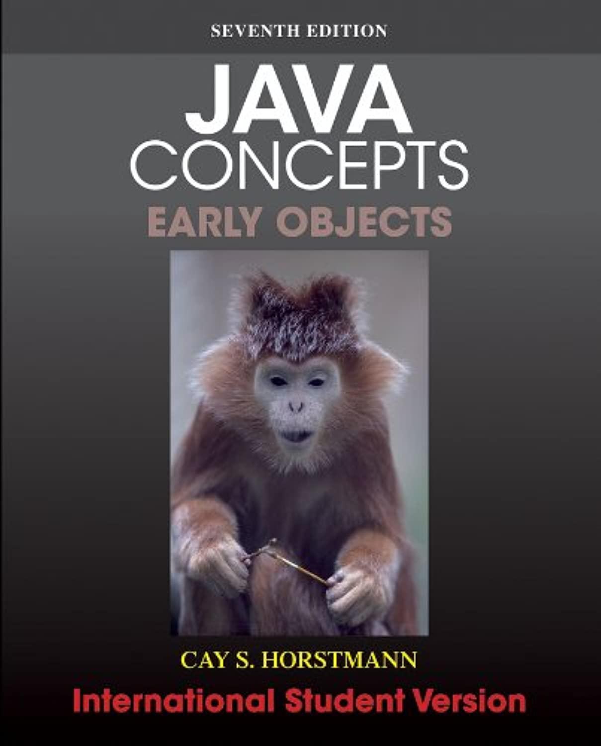 java concepts early objects 7th international edition cay s. horstmann 1118318765, 9781118318768