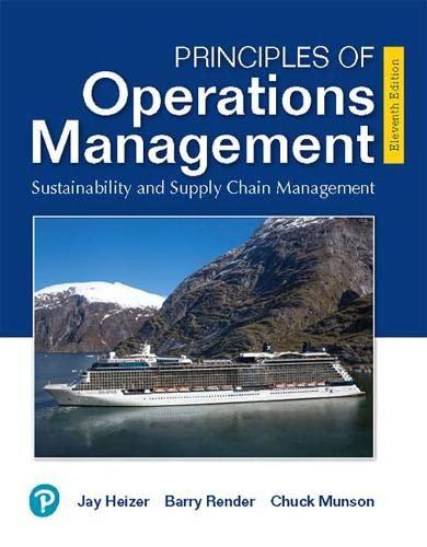 principles of operations management sustainability and supply chain management 11th edition jay heizer, barry