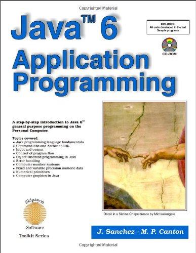 java 6 application programming 1st edition julio sanchez, maria p. canton 0966508866, 9780966508864