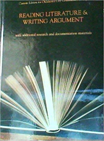 reading literature & writing argument 1st edition missy james, alan p. merickel 0558688632, 978-0558688639