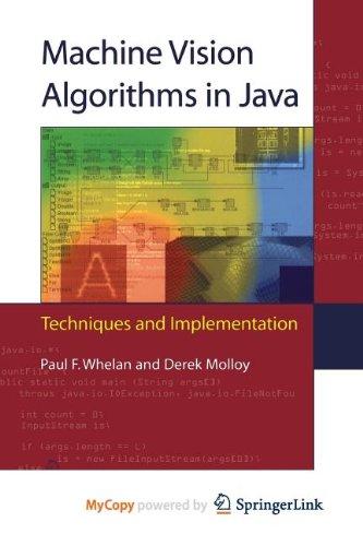 Machine Vision Algorithms In Java Techniques And Implementation