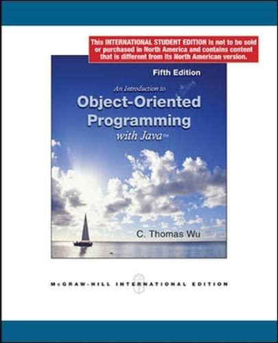 an introduction to object oriented programming with java 5th international edition c. thomas wu 0071283684,