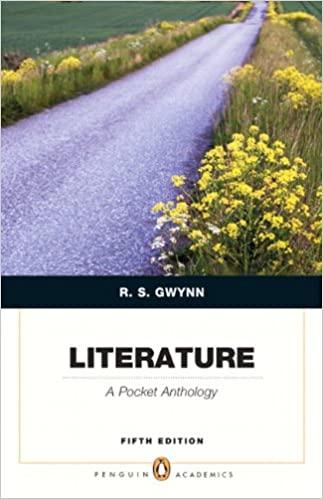 literature a pocket anthology 5th edition r. s. gwynn 0205032192, 978-0205032198