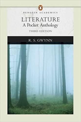 literature a pocket anthology 3rd edition r. s. gwynn 0321366298, 978-0321366290
