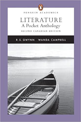 literature a pocket anthology 2nd canadian edition r. s. gwynn, wanda campbell 0321951514, 978-0321951519