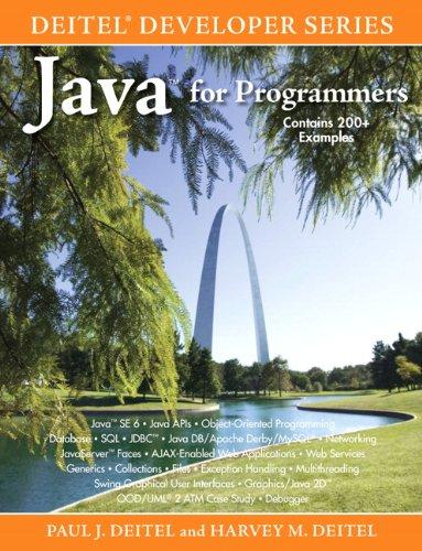 java for programmers 1st edition paul j. deitel, harvey m. deitel 0137001290, 9780137001293