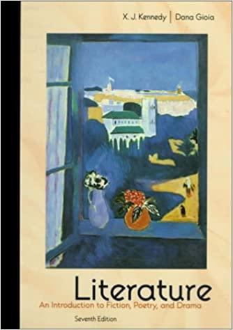 literature an introduction to fiction poetry and drama 7th edition dana kennedy, x. j.; gioia 0321015576,