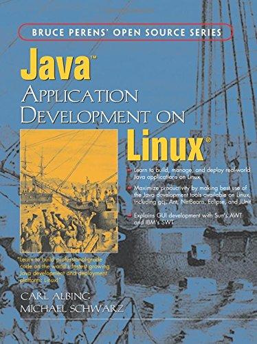 java application development on linux 1st edition carl albing 013143697x, 9780131436978