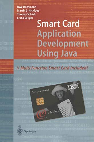 smart card application development using java 1st edition uwe hansmann, martin s. nicklous, thomas schäck,