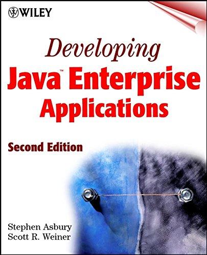 developing java enterprise applications 2nd edition stephen asbury, scott r. weiner 0471405930, 9780471405931