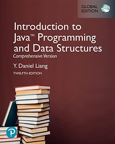introduction to java programming and data structures comprehensive version 12th global edition y. liang