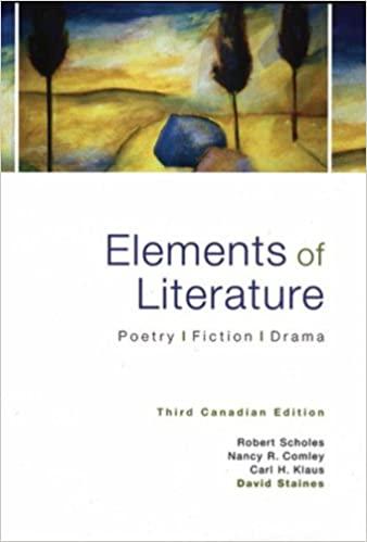elements of literature 3rd canadian edition robert scholes 0195418395, 978-0195418392