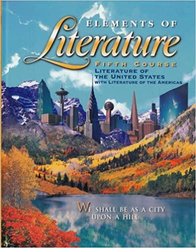 holt elements of literature 1st edition rinehart and winston holt 0030520649, 978-0030520648