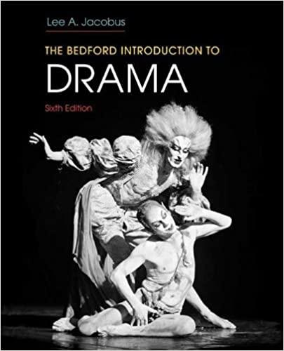 the bedford introduction to drama 6th edition lee a. jacobus 0312474881, 978-0312474881