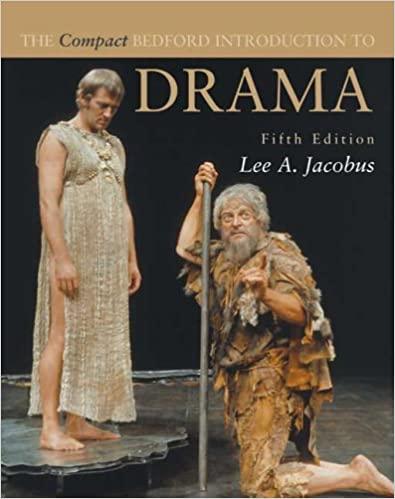the compact bedford introduction to drama 5th edition lee a. jacobus 0312436971, 978-0312436971