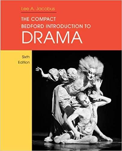 the compact bedford introduction to drama 6th edition lee a. jacobus 031247489x, 978-0312474898