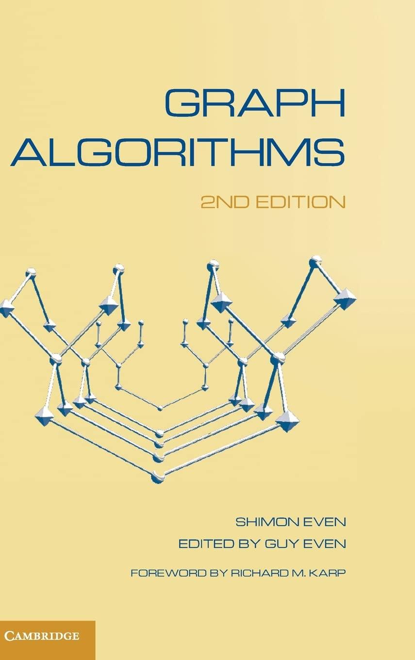 graph algorithms 2nd edition shimon even, guy even 0521517184, 9780521517188
