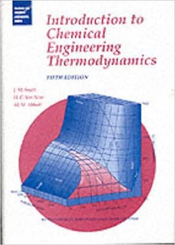 intro to chemical engineering thermodynamics 5th edition joseph m. smith, h. c. van ness, michael m. abbott