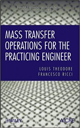 mass transfer operations for the practicing engineer 1st edition louis theodore, francesco ricci 0470577584,