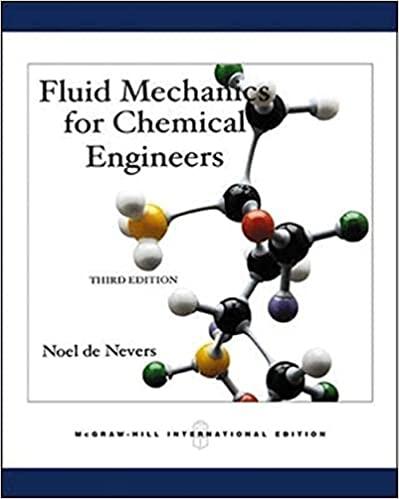 fluid mechanics for chemical engineers 3rd international edition noel de nevers 0071238247, 978-0071238243