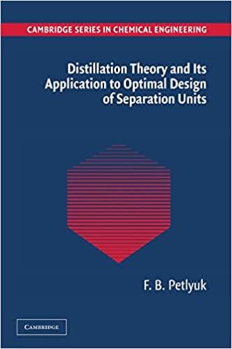 distillation theory and its application to optimal design of separation units 1st edition f. b. petlyuk